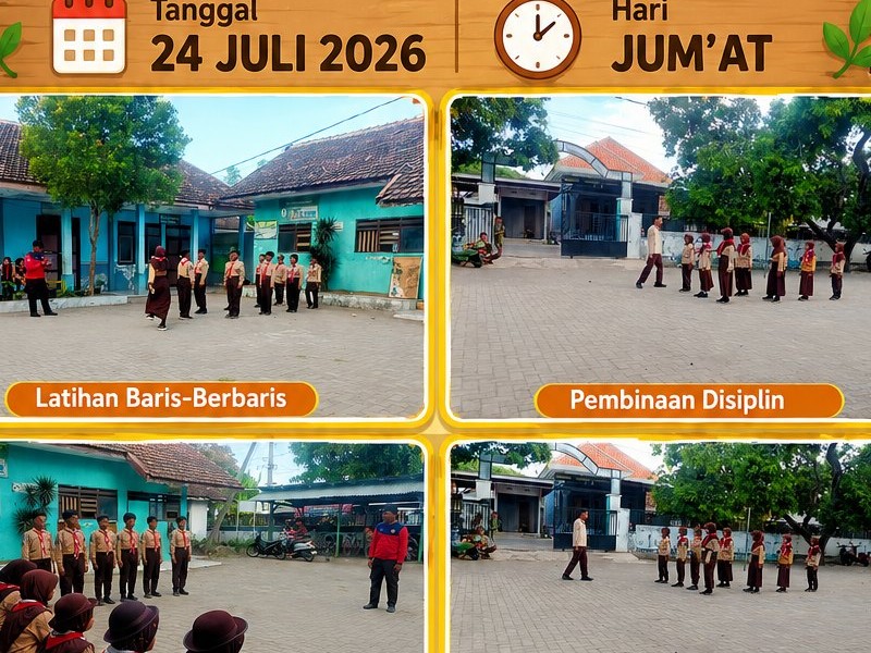 Ekstrakurikuler Pramuka Jum'at sore 24 Juli 2026