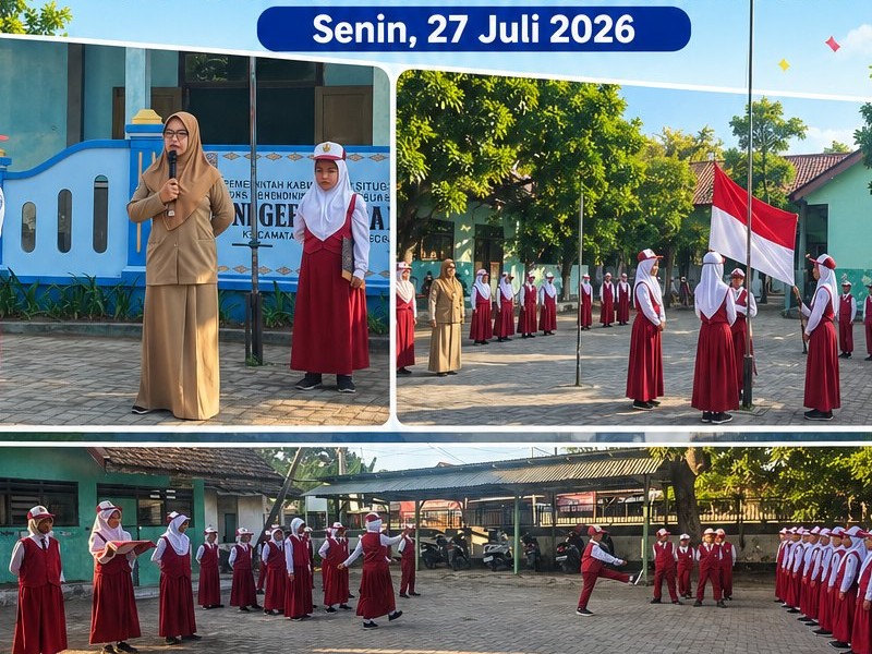 Upacara Rutin Hari Senin Tanggal 27 Juli 2026